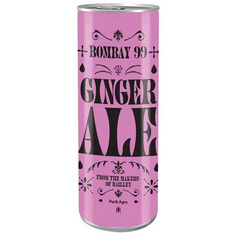 Bombay 99 Ginger Ale - From The Makers Of Bailley, 250 ml Can – Fetch N Buy