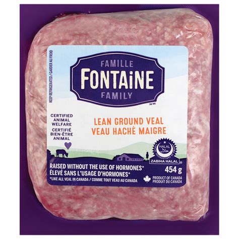 Buy Fontaine Family Ground Veal Lean 454 g | Sobeys Inc.