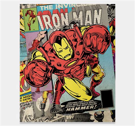 Macmerise Comic Ironman Fridge Magnets Multicolour 12Y+