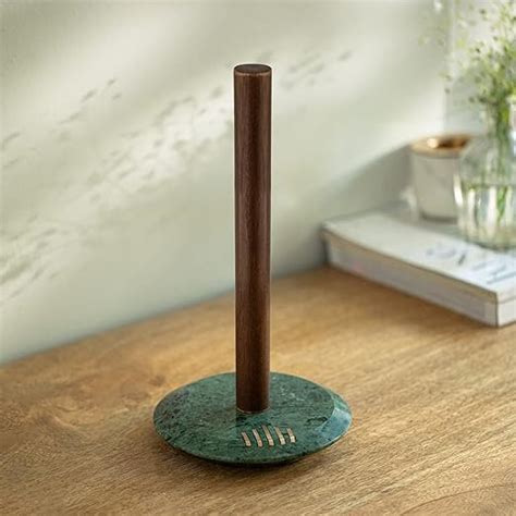 ellementry Verde Marble Kitchen Roll Holder : Amazon.in: Home & Kitchen