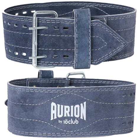 Buy Aurion by 10Club Sued Leather Powerlifting Gym Belt for Weight ...
