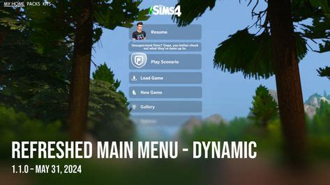 Sim 4 Main Menu 的图像结果