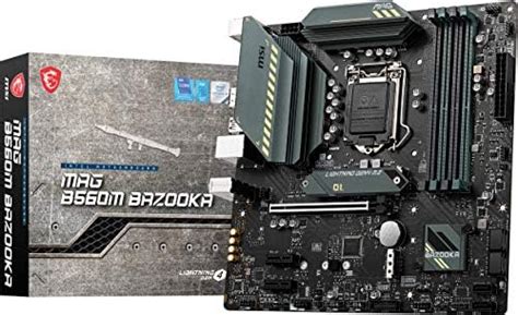 Amazon.in: Buy MSI MAG B560M Bazooka Gaming Motherboard (mATX, 11th ...