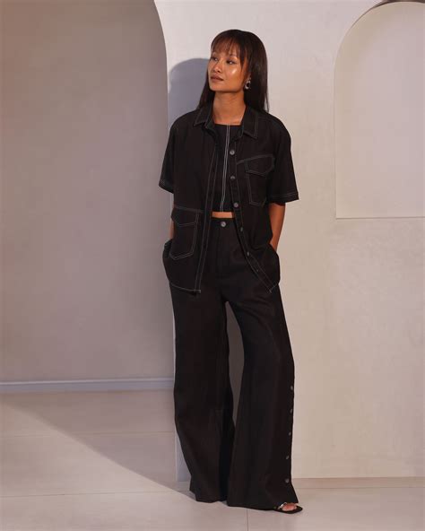 Set of 2: Hue Jacket & Marigold Pants - Black – B Label