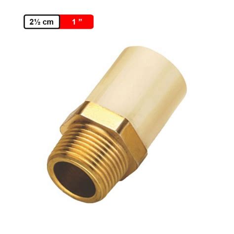 Ashirvad CPVC Male Adapter Brass Threaded MABT 1Inch | mykit | Buy ...