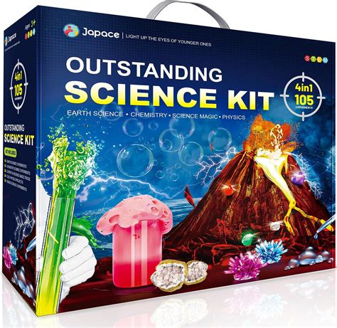 Japace 105 Science Experiments Kit Age 8+ for Kids, Educational Science ...