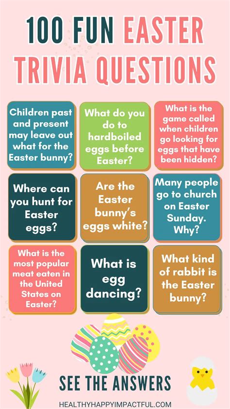 100 Fun Easter Trivia Questions and Answers For a Hopping Good Time!