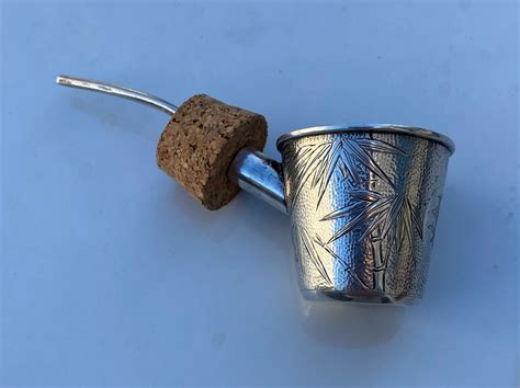 Buy 1910 Chinese Export Silver Jigger Bottle Stopper Sterling Silver ...