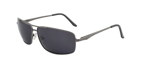 Buy Clark n' Palmer Black Rectangle Unisex Polarized Sunglasses - (CNP ...