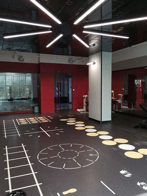 健身房私教工作室瑜伽房装修设计效果图|空间|室内设计|品艺装饰 - 原创作品 - 站酷 (ZCOOL)