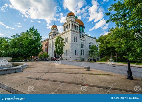 A Historic Church Along Eutaw Place, in Bolton Hill, Baltimore ...