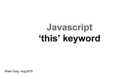 Image result for This in JavaScript