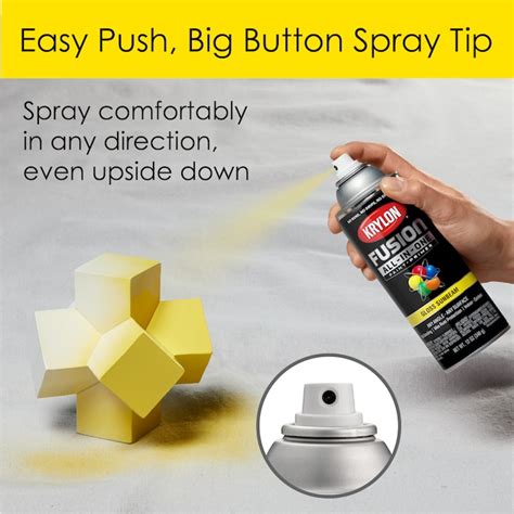 Krylon Fusion All-In-One Gloss Sunbeam Spray Paint and Primer In One ...