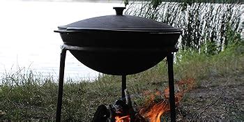 Kazan In Ghisa 12 Litri Uzbeko Con Coperchio - Per Cucina All'Aperto E Plov - Foto 6