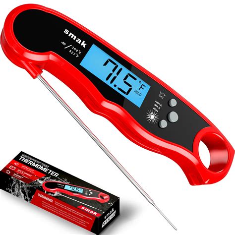 Amazon.com: Digital Instant Read Meat Thermometer - Waterproof Kitchen ...