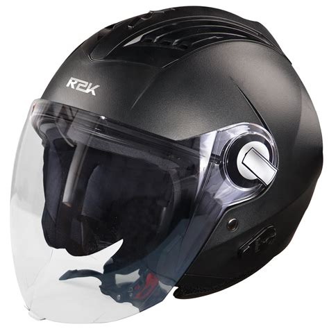 Steelbird SBA-3 R2K Classic ISI Certified Open Face Helmet for Men and ...