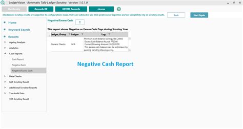 LedgerVision | Automatic Tally Ledger Scrutiny - LedgerVision