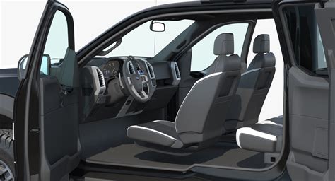 3D Ford F150 Raptor Police Interceptor Unit Simple Interior | 3D Molier ...