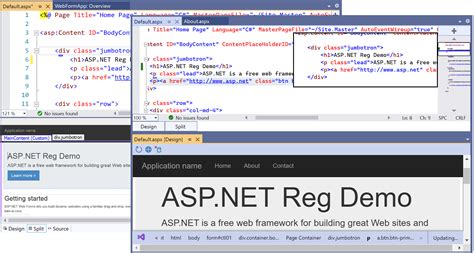Image result for Visual Studio Web Form Examples