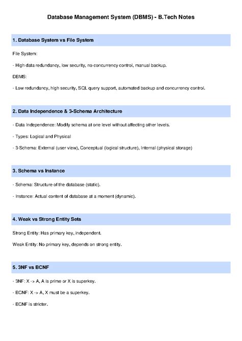 DBMS Notes BTech - it is just dbms - Database Management System (DBMS ...