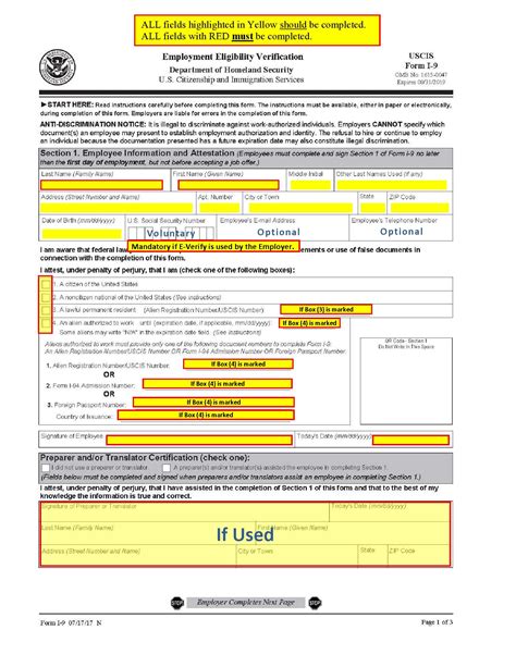 Image result for Form I-9 Instructions
