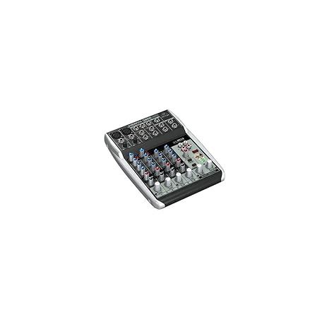 Behringer XENYX Q802USB Premium 8-Input 2-Bus Mixer with XENYX Mic ...