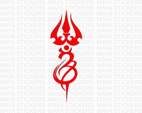 Maya Stickers: Trishul and Om Design Stickers for Motorcycles, Cars ...