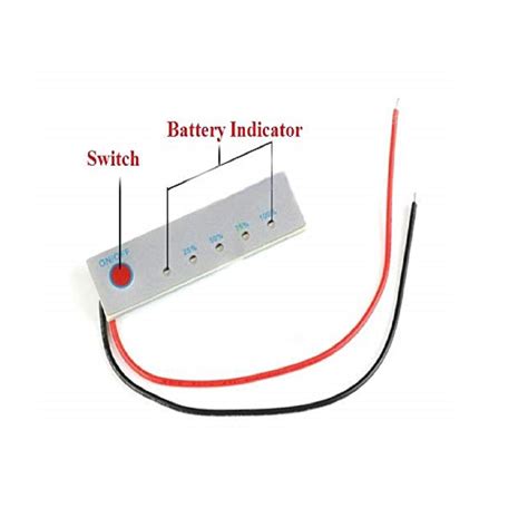 3S 12V Battery Power Indicator - 18650 Li-ion Lithium Battery Capacity ...