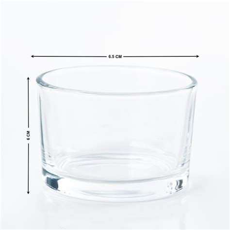 Buy Vamos Istana Set of 2 Glass Serveware Set with Bamboo Tray - 140ml ...