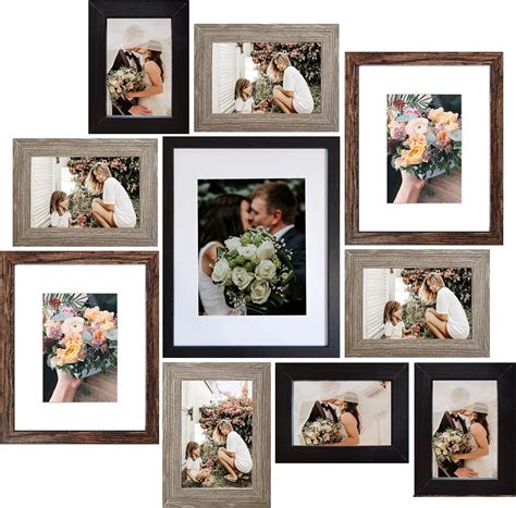 SESEAT Picture Frames Collage, Gallery Wall Frame Set with 11x14 8x10 ...