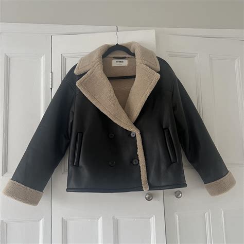 4th and Reckless aviator jacket size 10 - Depop