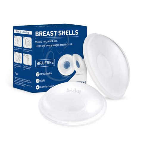 Breast Shells, Nursing Cups, Milk Saver, Protect Sore Nipples for ...