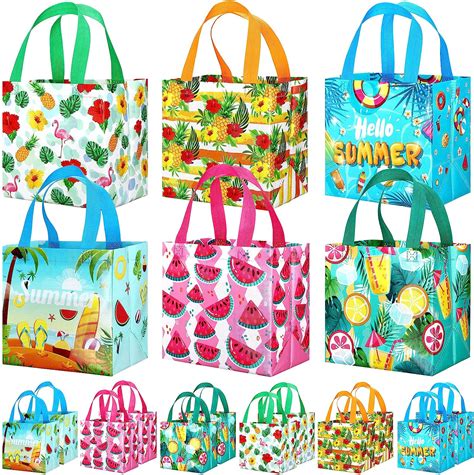 Amazon.com: Woanger 32 Pcs Hawaii Gift Bags Bulk Summer Luau Party ...