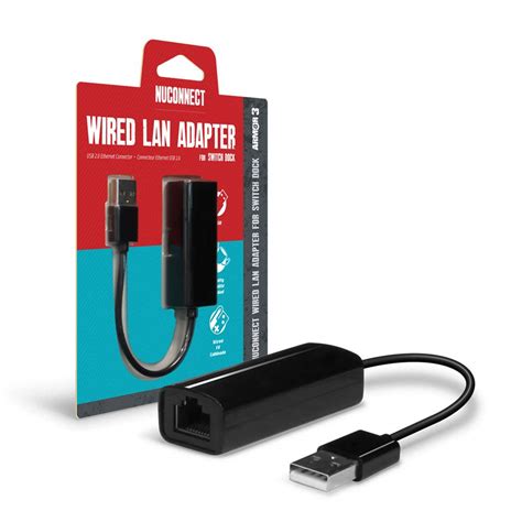 Armor3 "Nuconnect" Wired Lan Adapter For Nintendo Switch - Armor3, USB ...