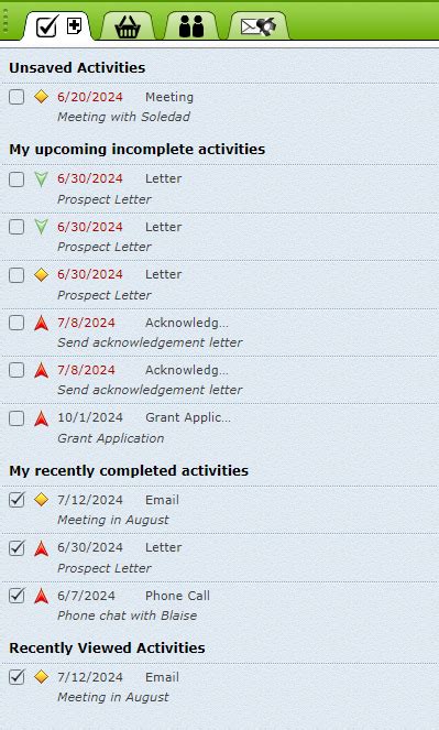 Image result for Activity View in BenefitPoint