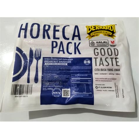 Jual Sosis Sapi Horeca (CL) Merk Bernardi Berat 500 Gram - Kota Malang ...
