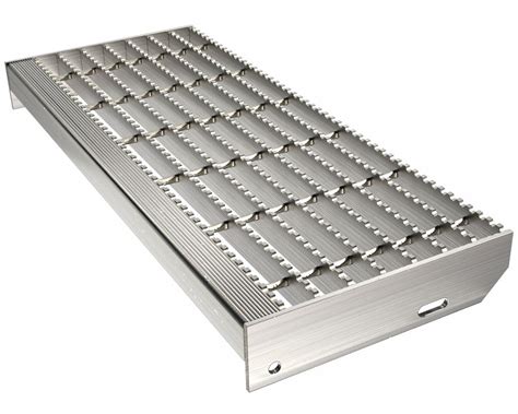 6000, Serrated, Aluminum Stair Tread - 812J81|LAX21-M-TG6X24 - Grainger