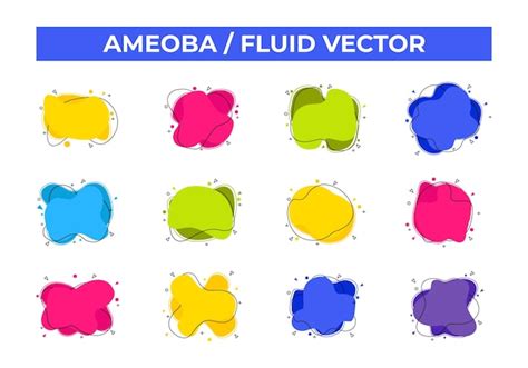Abstract fluid shapes | Premium Vector