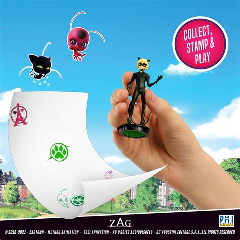 Buy P.M.I. Miraculous Ladybug Stamps for Kids |12 Miraculous Ladybug ...