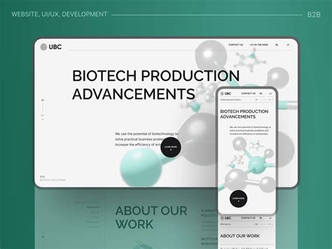 Biotech Website Design 的图像结果
