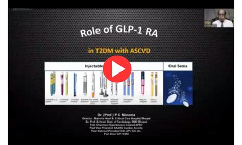Role of GLP-1 receptor agonist in T2DM with Atherosclerotic ...