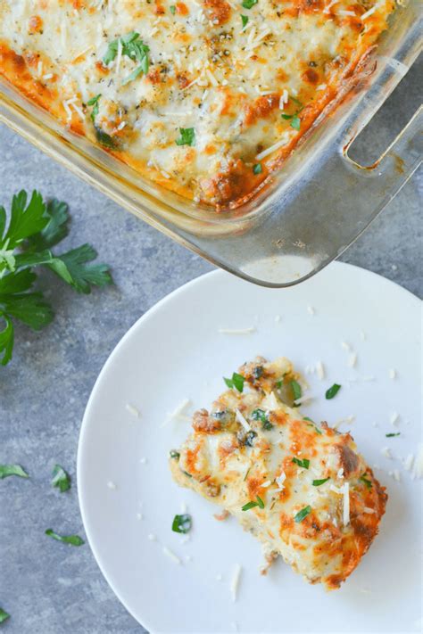 Easy Keto Lasagna   Hey Keto Mama