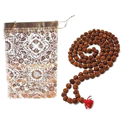 MAHESHWARAM Rudraksha Mala for Men/Women Zero Beads Size, Neck Length ...