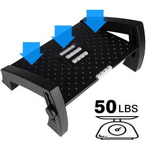 Rhyhorn Foot Rest Under Desk Footrest,Adjustable Footrest for 6 Hights ...