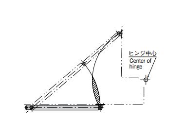 Single-Action Stay for Stainless Steel Canopy, B-1460 | TAKIGEN ...