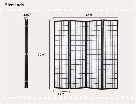 Ckofgdsue Room Dividers and Folding Privacy Screens,4 Panel India | Ubuy