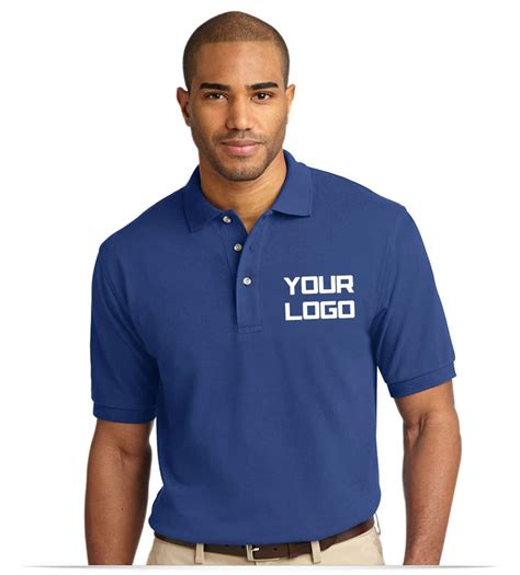 Embroidered Logo Pique Polo Shirt, Design with Your Logo Online