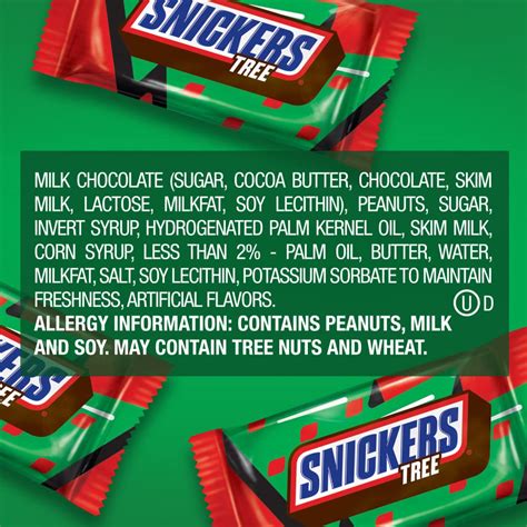 Buy SNICKERS Christmas Tree Chocolate Candy Bar, 1.10 oz Online at ...