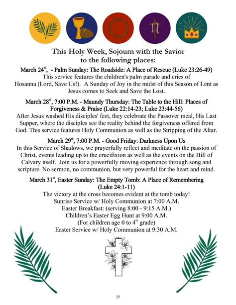 Worship Bulletin and Announcements for March 17, 2024 - Sojourn with ...