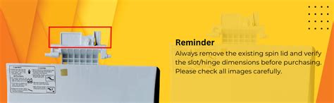 SATYWALI Spin Lid Dryer Door Compatible with LG 6Kg to 6.2Kg Semi ...